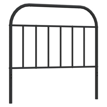 Hoofdbord metaal zwart 107 cm