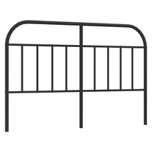 Hoofdbord metaal zwart 135 cm