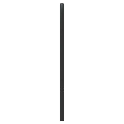 Hoofdbord metaal zwart 135 cm