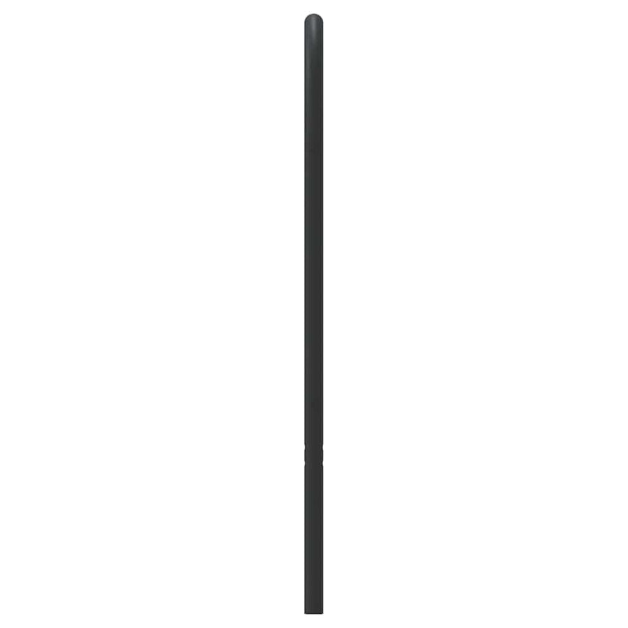 Hoofdbord metaal zwart 135 cm