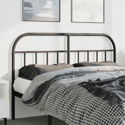 Replacement headboard metal black 135 cm