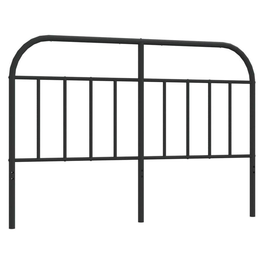 Hoofdbord Metaal Zwart 140 Cm