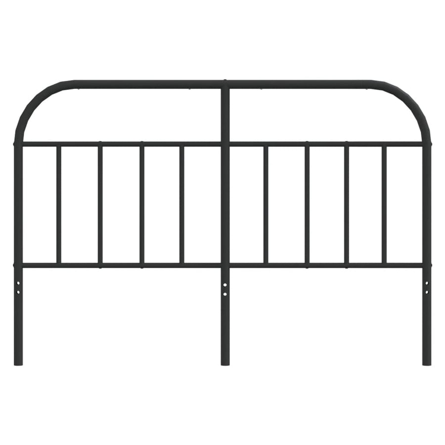 Hoofdbord Metaal Zwart 140 Cm