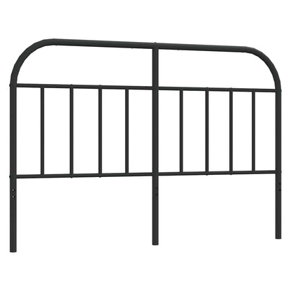Vervangend hoofdbord metaal zwart 150 cm