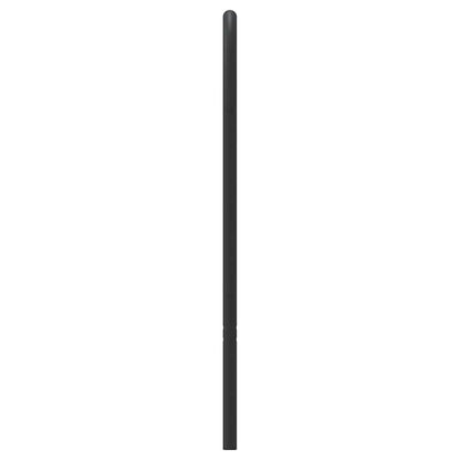 Vervangend hoofdbord metaal zwart 150 cm