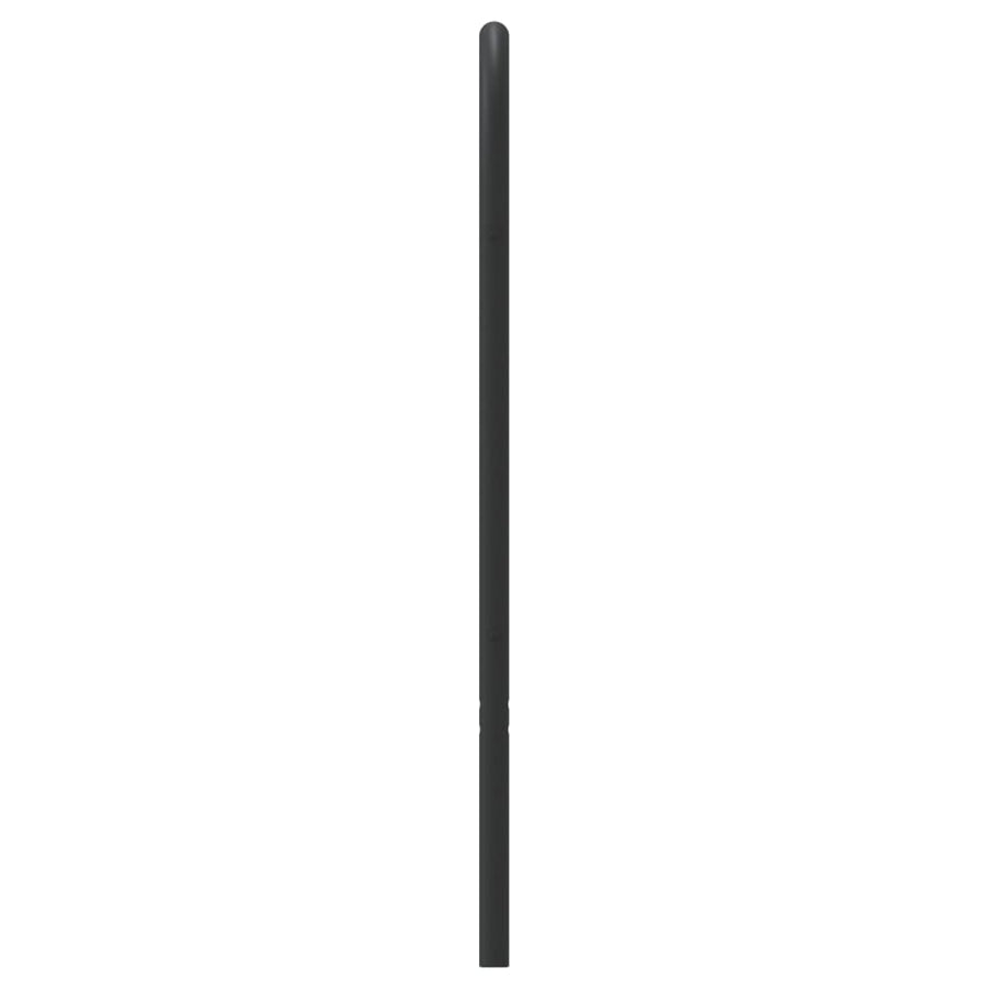 Hoofdbord Metaal 160 cm Zwart