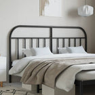 Replacement headboard metal black 160 cm