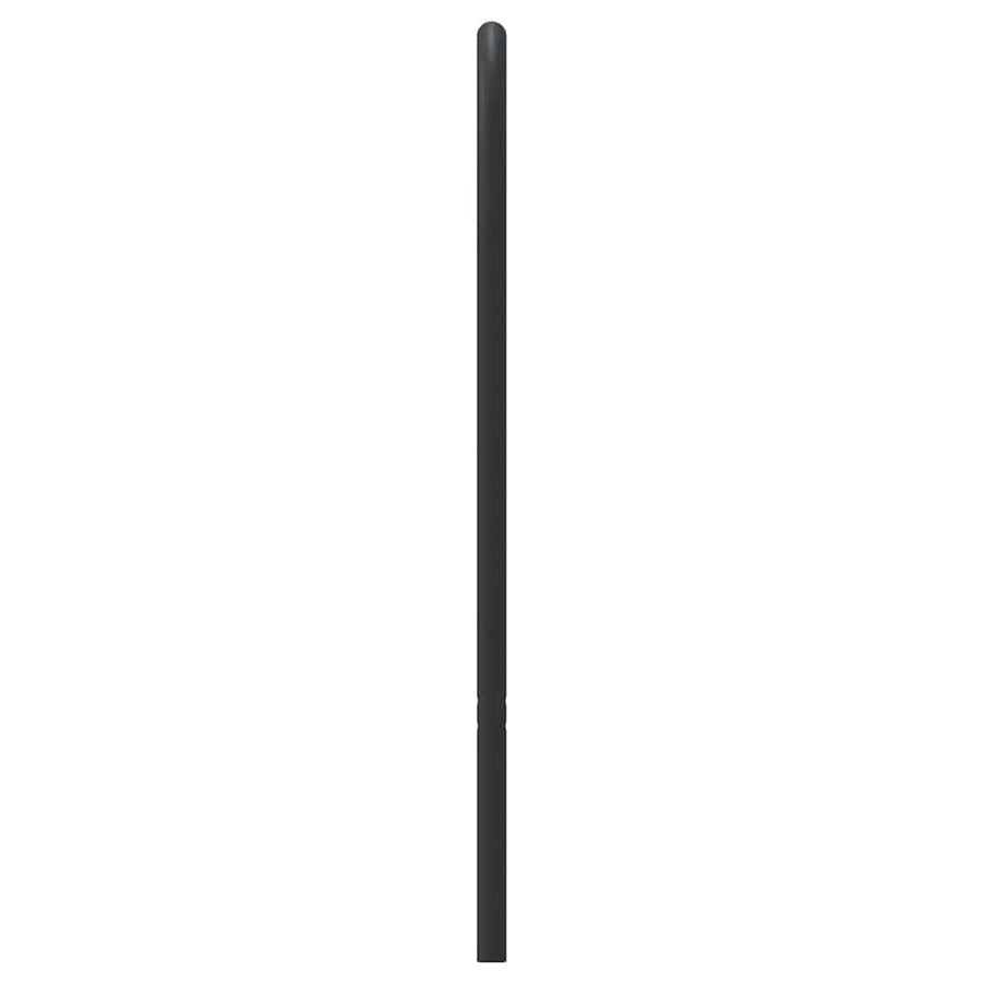Vervangend hoofdbord metaal zwart 180 cm
