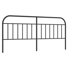 Hoofdbord Metaal Zwart 193 Cm