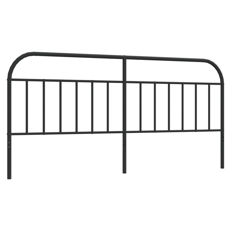 Hoofdbord Metaal Zwart 193 Cm