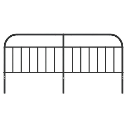 Hoofdbord Metaal Zwart 193 Cm