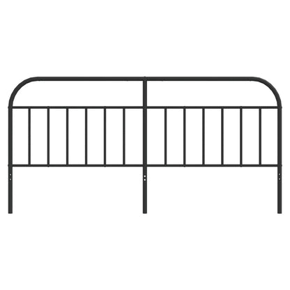 Hoofdbord Metaal Zwart 200 Cm