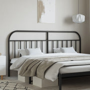 Replacement headboard metal black 200 cm