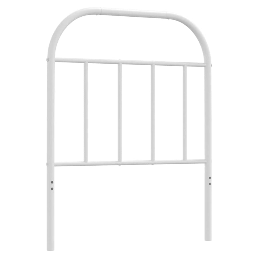 Hoofdbord Metaal Wit 75 Cm