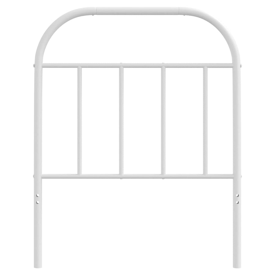 Hoofdbord Metaal Wit 75 Cm