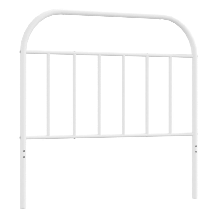 Hoofdbord Metaal Wit 100 Cm