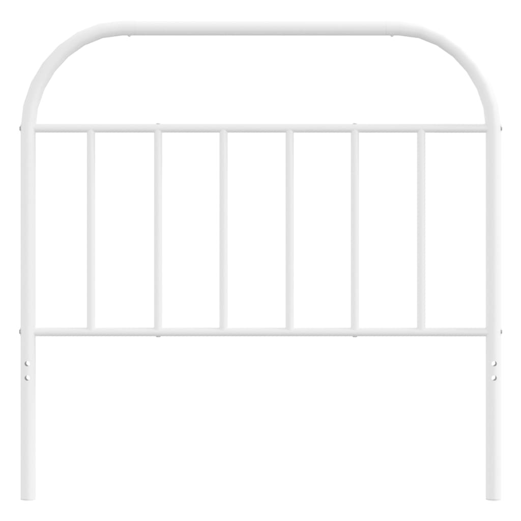 Hoofdbord Metaal Wit 100 Cm
