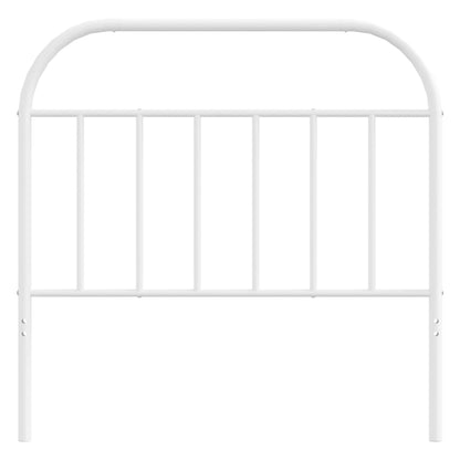 Hoofdbord Metaal Wit 100 Cm