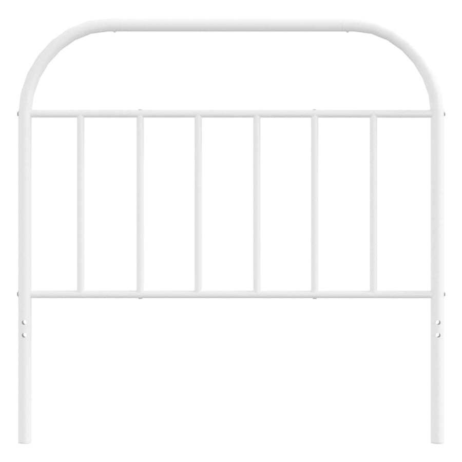 Hoofdbord Metaal Wit 100 Cm