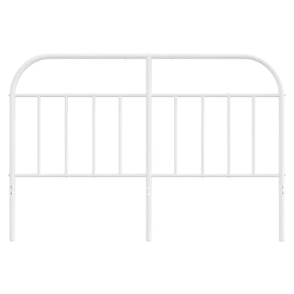 Hoofdbord metaal wit 135 cm