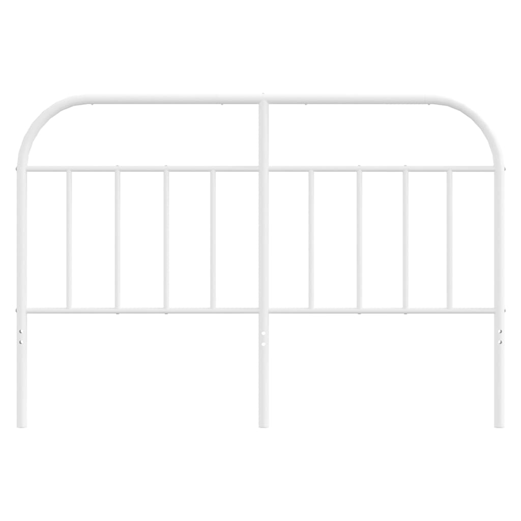 Vervangend hoofdbord metaal wit 150 cm