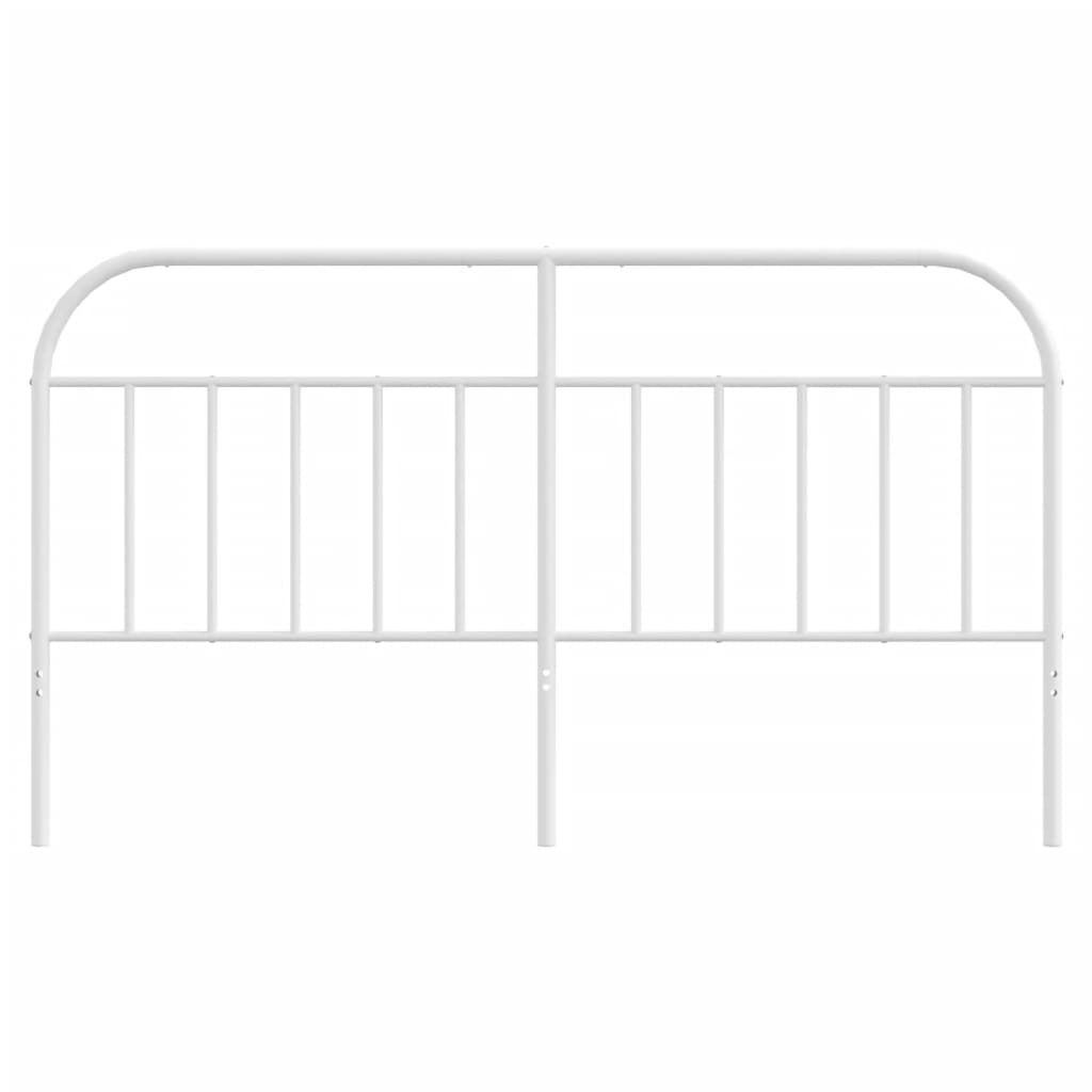 Hoofdbord Metaal Wit 180 Cm