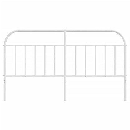 Hoofdbord Metaal Wit 180 Cm