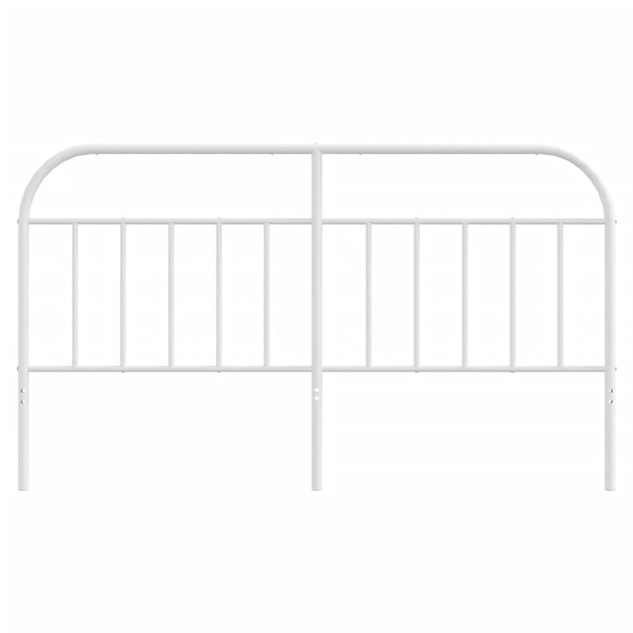 Hoofdbord Metaal Wit 180 Cm