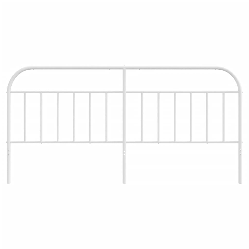 Hoofdbord Metaal Wit 193 Cm