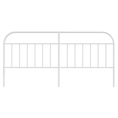 Hoofdbord Metaal Wit 200 Cm