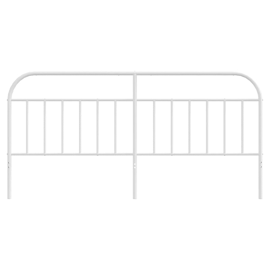 Hoofdbord Metaal Wit 200 Cm