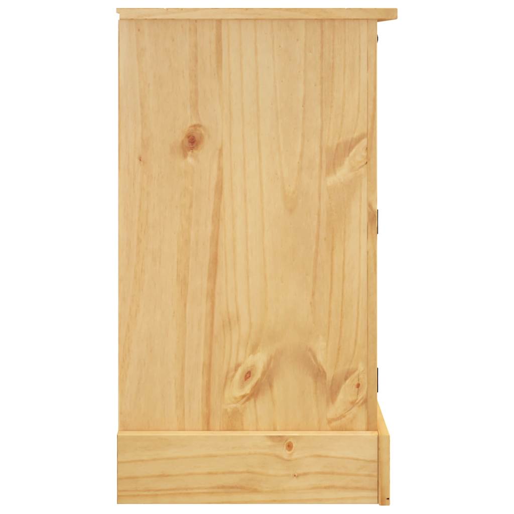 Dressoir "Corona" Bruin 112x44x78 cm Massief Hout Mexicaans Dennenhout