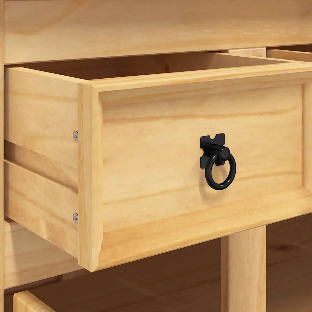 Dressoir "Corona" Bruin 112x44x78 cm Massief Hout Mexicaans Dennenhout