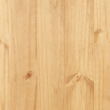 Dressoir "Corona" Bruin 112x44x78 cm Massief Hout Mexicaans Dennenhout