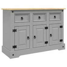 Dressoir Corona 112X43X78 Cm Massief Mexicaans Grenenhout Grijs