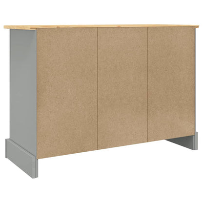 Dressoir Corona 112X43X78 Cm Massief Mexicaans Grenenhout Grijs