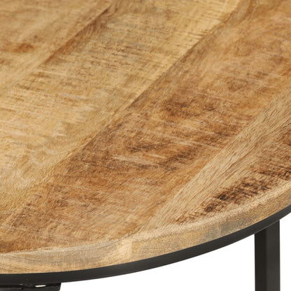 Tafeltjesset Massief Ruw Mangohout 3 Ø 35 x 29 cm massief mangohout