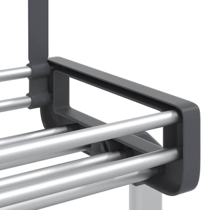 Deurorganizer Met 5 Schappen 52X20X135 Cm Aluminium
