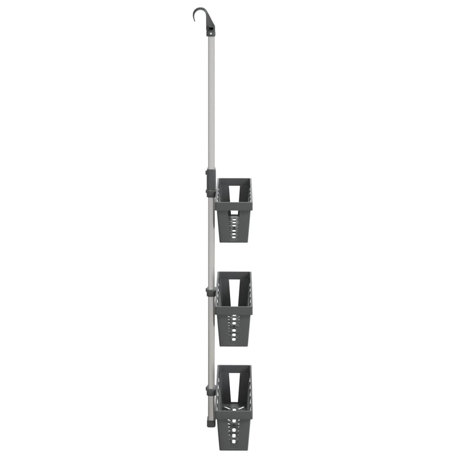 Doucherek 30X15X(67-105) Cm Aluminium