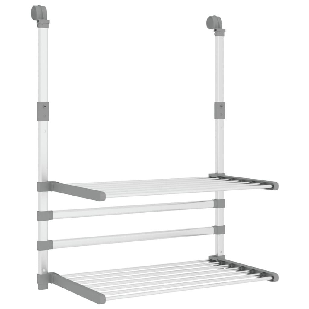 Droogrek Voor Balkon Aluminium 54 x 25 x 42 cm
