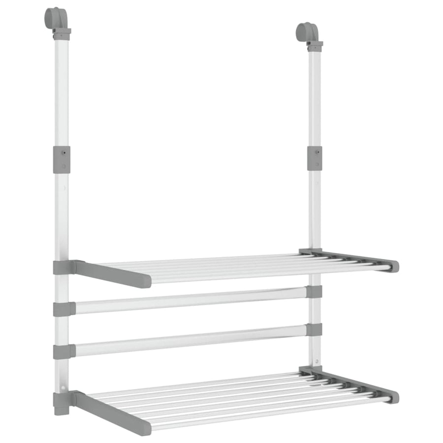 Droogrek Voor Balkon Aluminium 54 x 25 x 42 cm