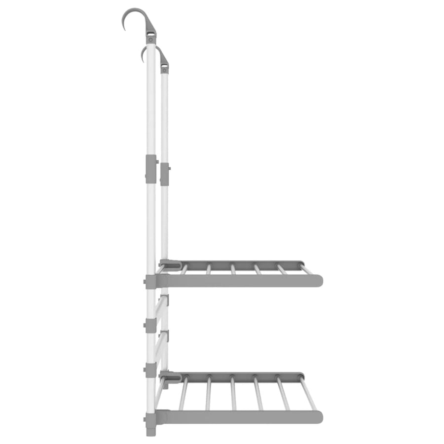 Droogrek Voor Balkon Aluminium 54 x 25 x 42 cm