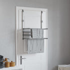 Drying rack for balcony 54x25x42 cm aluminum