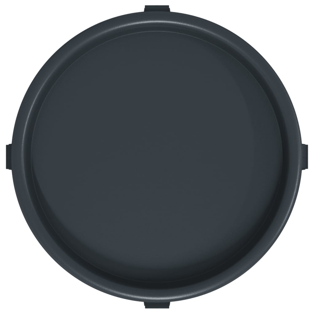 Plantentrolleys 2 St Met Wielen Ø34 Cm 35 Kg Grijs