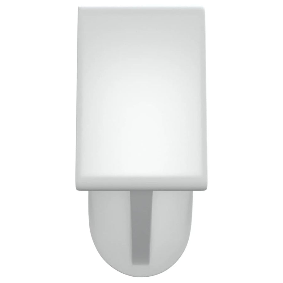 Gordijnrails 2 st 40-60 cm aluminium wit en zilverkleurig