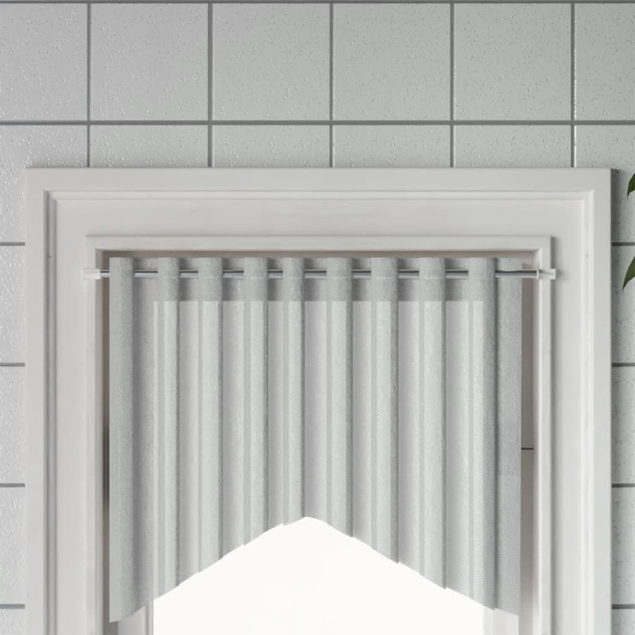 Gordijnrails 2 St Aluminium Wit En Zilverkleurig 60-105 cm