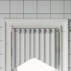 Gordijnrails 2 stuks aluminium 40-60 cm