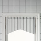 Curtain Tracks 2 Pcs Aluminum White And Silver-colored 90-135 cm