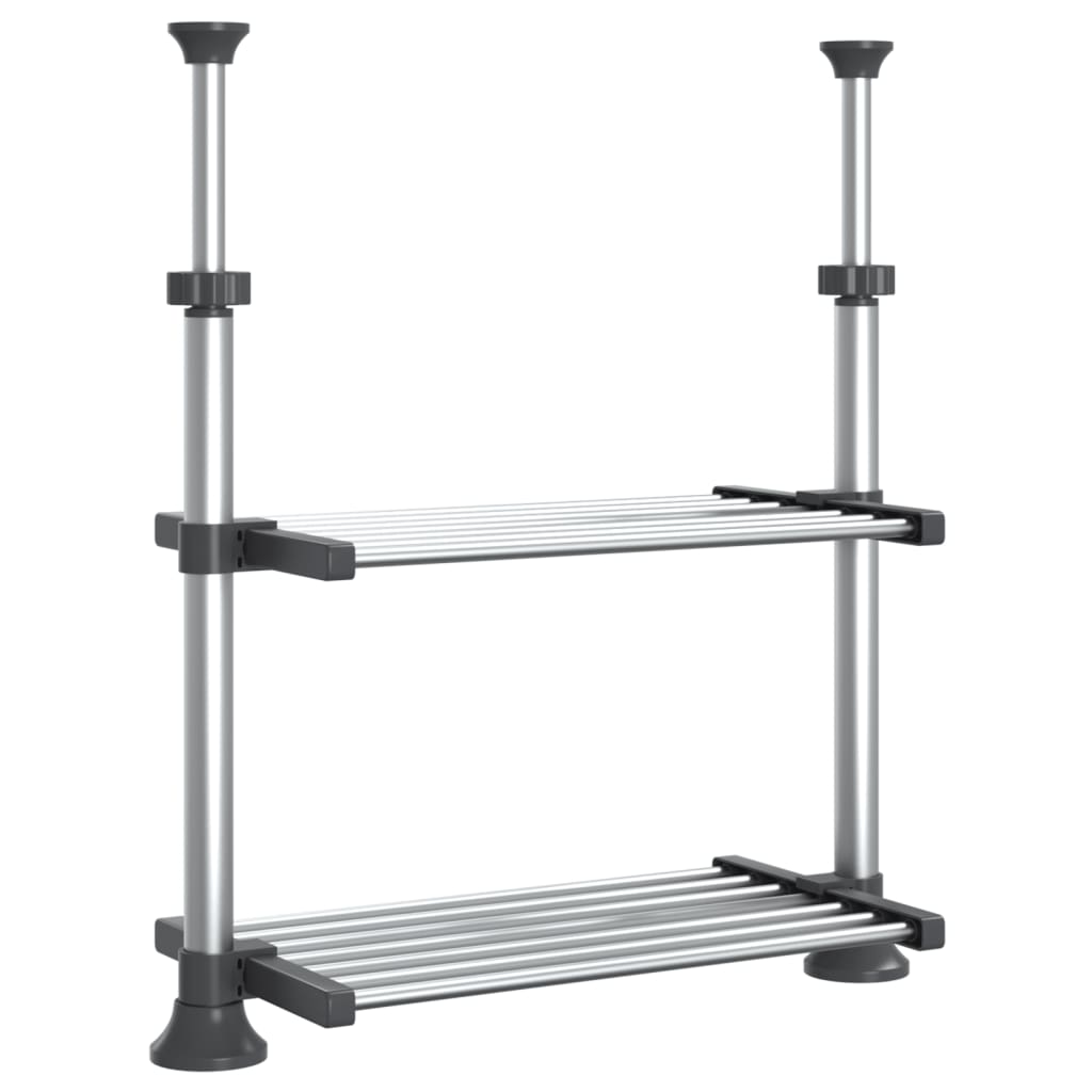 Keukenschap 50x25x(50-70) cm aluminium