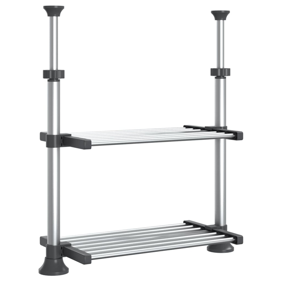 Keukenschap 50x25x(50-70) cm aluminium